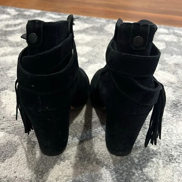 Rag & Bone Black Suede Ankle Boots 8.5​ - Picture 3 of 6